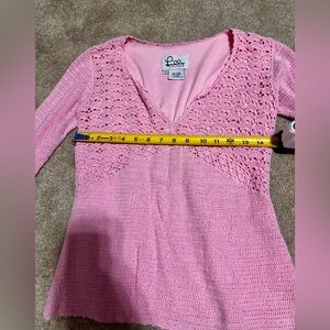 Lilly Pulitzer vintage crochet sweater
